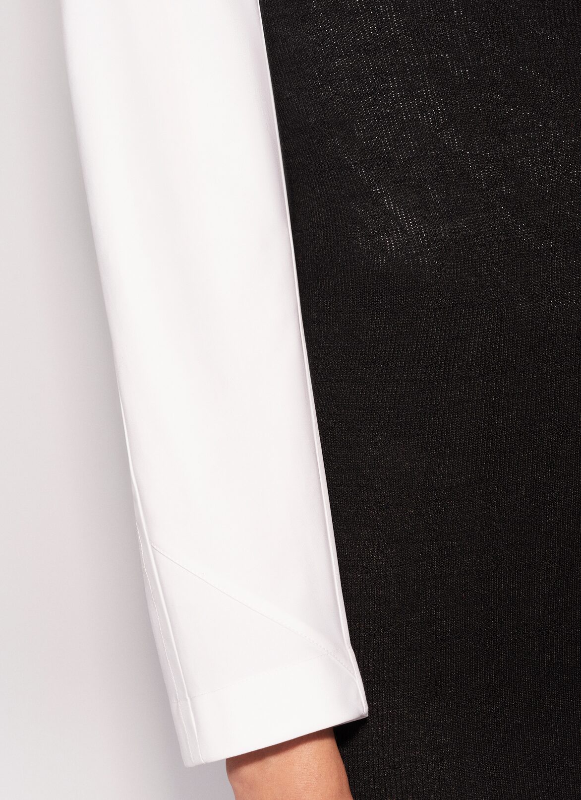 CINCHED POPLIN BODY ALAÏA OPTIC WHITE CINCHED POPLIN BODY